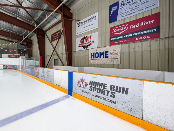 Advertise Rink Wall Board - Dakota Community Centre - Winnipeg MB