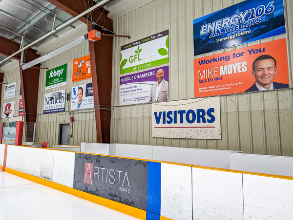 Advertise Rink Wall Board3 - Dakota Community Centre - Winnipeg MB