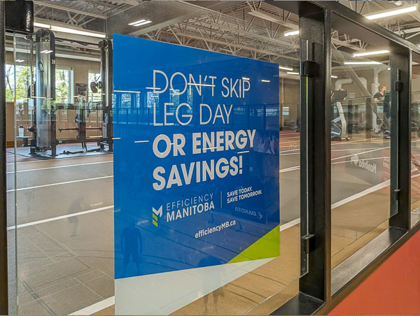 Advertise Track Decal3 - Dakota Community Centre - Winnipeg MB