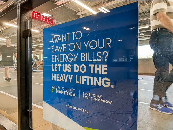 Advertise Track Decal4 - Dakota Community Centre - Winnipeg MB