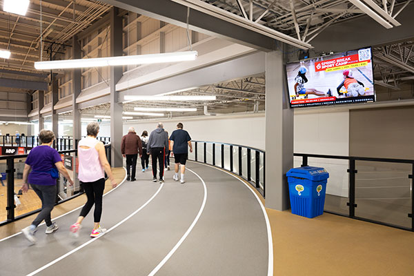 Advertise Track Screen - Dakota Community Centre - Winnipeg MB