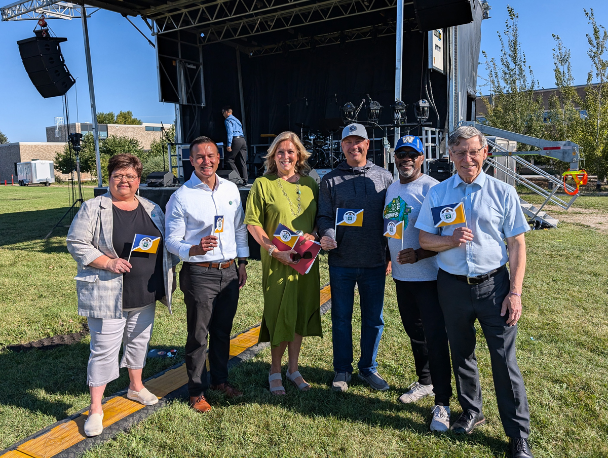 Billie Cross, Mike Moyes, Michele Augert, Christian Kennedy, Markus Chambers, & Terry Duguid – Dakota Community Family Fun Days