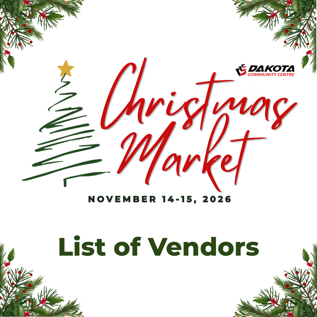 Christmas Market 2026 List of Vendors Cover Image - Dakota Community Centre - Winnipeg MB